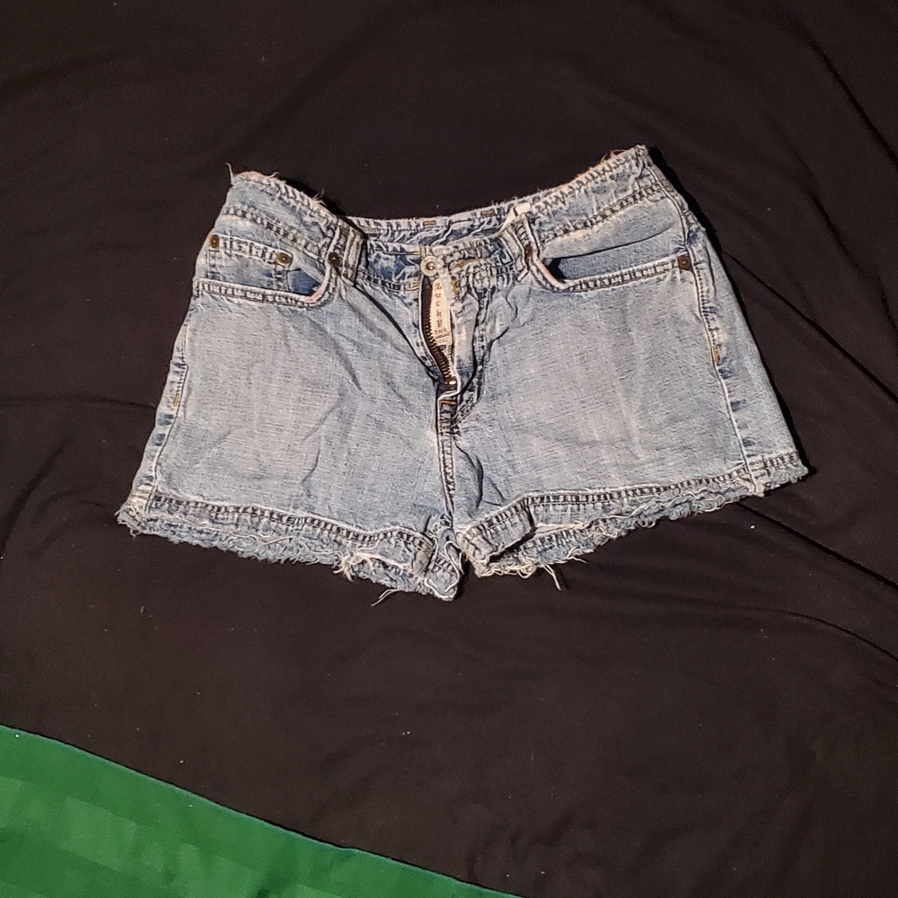Blue Jean Short Shorts